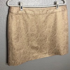 Banana Republic Metallic Skirt